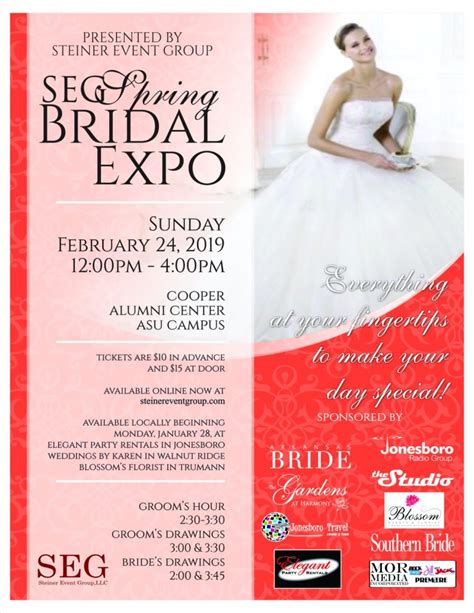 Bridal expos near me - The Bridal & Wedding Expo features an amazing selection of wedding professionals ready to help you find the perfect gown, reception venue, invitations, photographer, music, menu, honeymoon destination, and much more!